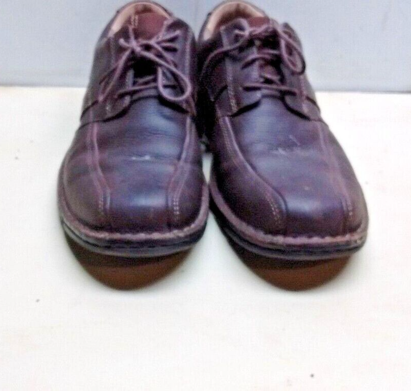 SAOLA Scarpe da uomo Clarks Touareg Vibe marroni in pelle Oxford punta stringata punta da bicicletta taglia 11 5 M