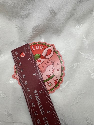 Dutch Bros Limited Edition Sticker Dutch Luv Pink Cow Brand New - Picture 3 of 4