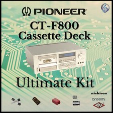 Pioneer CT-F800 Cassette Deck Ultimate Upgrade Kit Genuine Parts Restoration