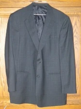 HART SCHAFFNER & MARX DILLARD'S BLUE 2 PIECE SUIT 44 L