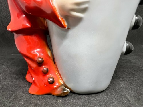 Vintage Royal Bayreuth Porcelain Red Clown Handled Mug 4 1/2" - Picture 10 of 11