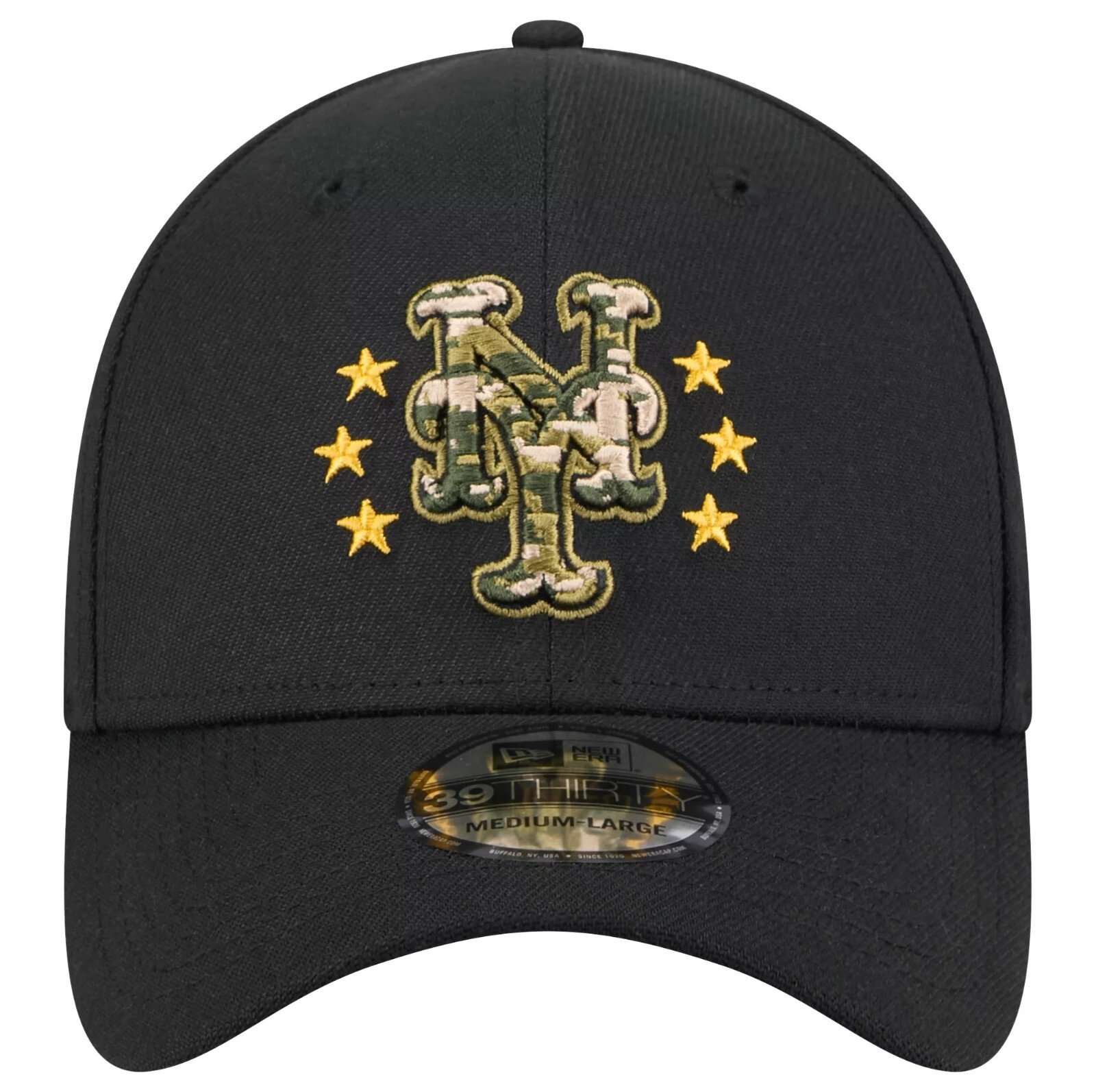 New York Mets Men's New Era Armed Forces Day 39Thirty Stretch Fit Hat - NWT!