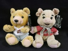 Harley Davidson Plush Bear Evo 1998 Pig Racer 1997 Lot of 2 NWTs Bean Bag