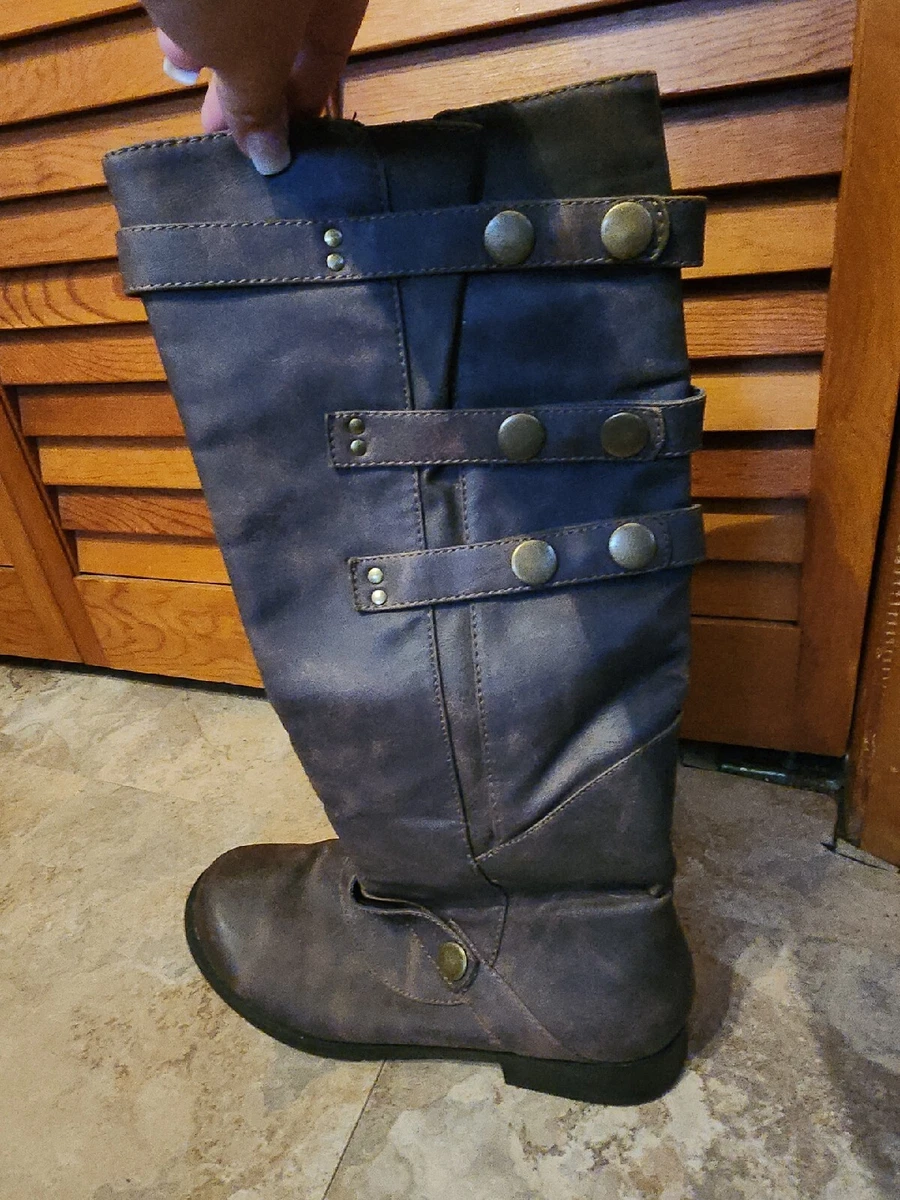 2 lips too boots Size 9 Brown eBay