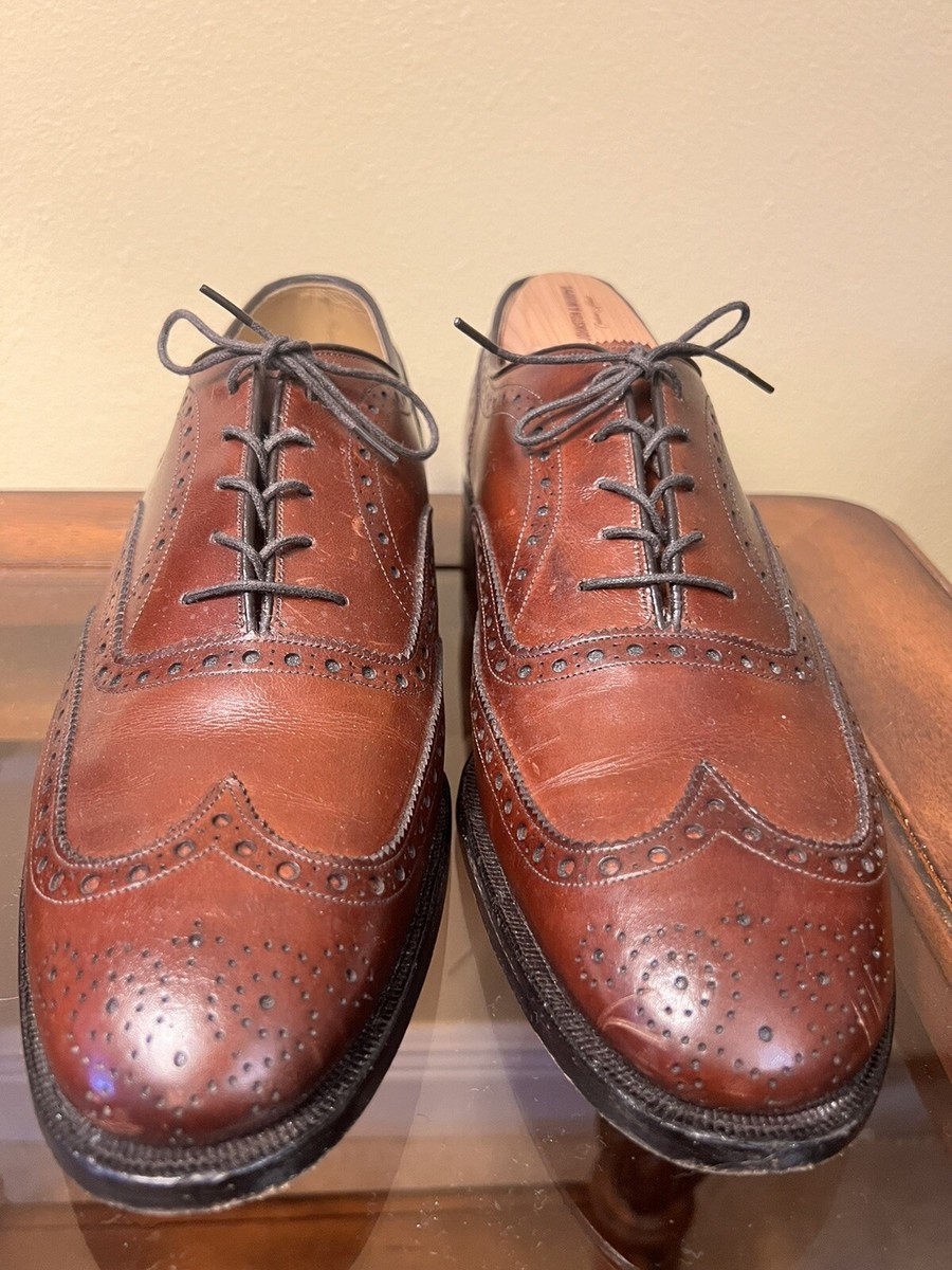 Johnston Murphy Custom Select Dress Shoes Mens 10,5 Wingtip  display picture 1