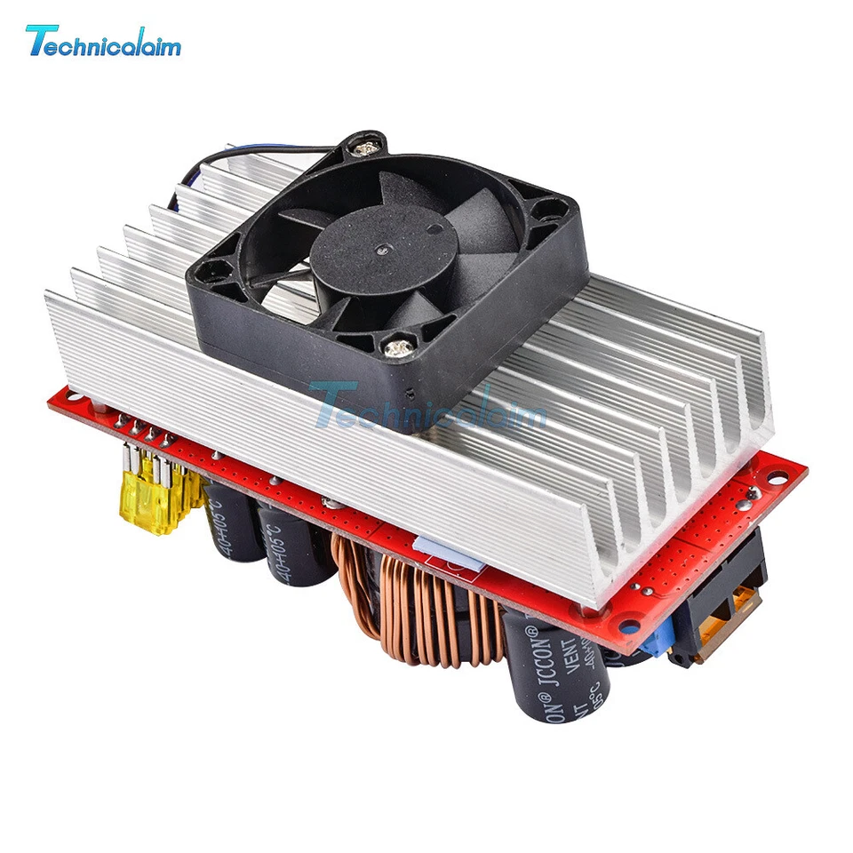 1200W 20A/1500W 30A/1800W 40A DC-DC Boost Converter Step Up Power Supply Module - Bild 4 von 4