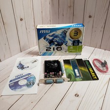 MSI NVIDIA GeForce 210 512 MB DDR2 PCI Express x16 Video Card New