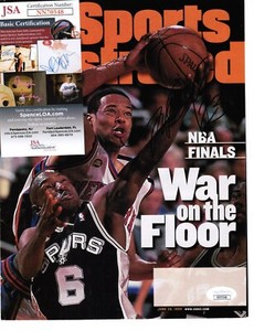 Marcus Camby Signed Sports Illustrated Cover Only - JSA Authentic
