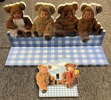 Vintage Anne Geddes Baby Nursery Shelf And Light Switch Room Decor