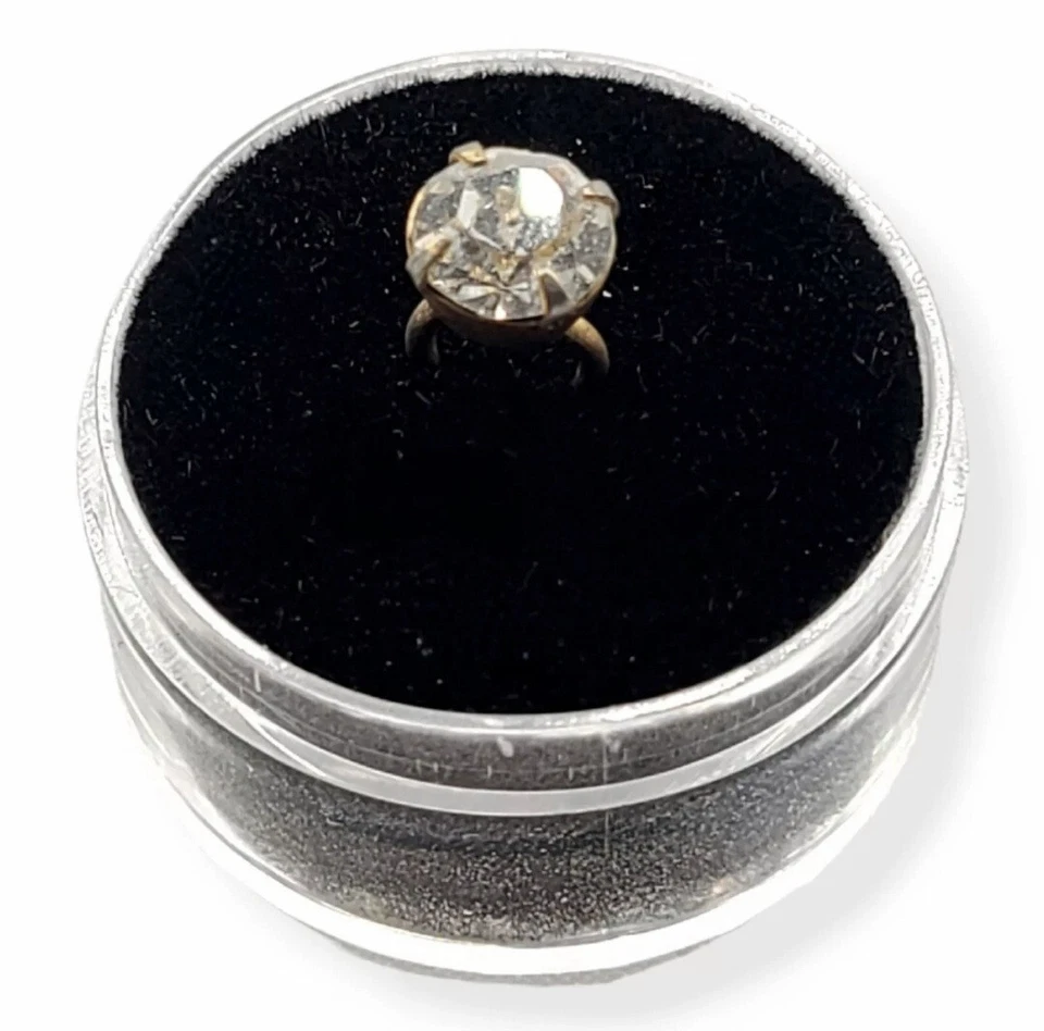 Винтажное оригинальное кольцо со стразами кукла Madame Alexander Cissy ювелирные изделия Miss Revlon - Изображение 2 из 4