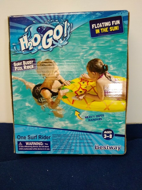 2 Bestway H2o Go Surf Buddy Pineapple Pool Rider 33x22 Ages 3-8 Shippin ...