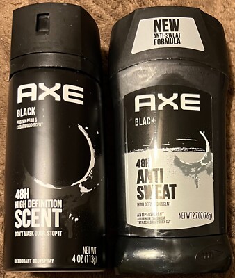 Pack Axe Black Deodorant Body Spray OZ Anti Sweat
