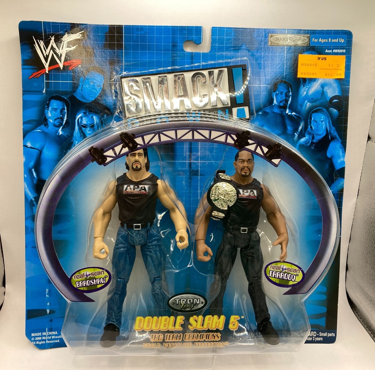 GC様分　ハズブロ HASBRO WWF WWE　２体セット Ultimate Warrior Action Figure WWF Hasbro Series 2 Titan