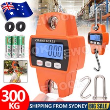 300KG 0.1KG Portable Mini Crane Scale Digital LCD Electronic Hanging Weight Hook