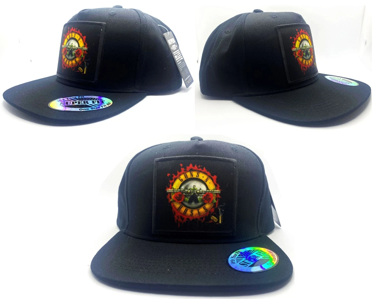 GUNS AND ROSES HARD ROCK Hat Embroidery Logo Baseball Cap Snapback Sun Hat