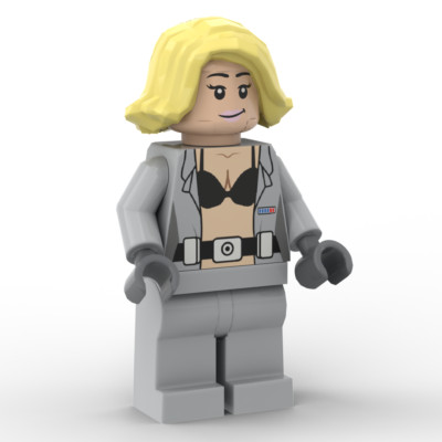 Custom Minifigur: sexy imperiale Offizierin #3