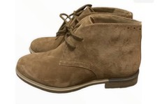 Hush Puppies Women's Bailey Chestnut Suede Chukka Boots HW06572-218 Sz 6
