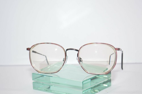 Vintage Luxottica 424 Eyeglass/Sunglass Frames 54[]19-145MM Onxywood italy