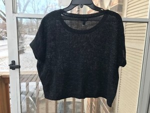 express metallic sweater
