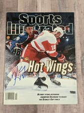 Kirk Maltby Signed Sports Illustrated COA 6/2/97 NO LABEL NL SI Red Wings Cup