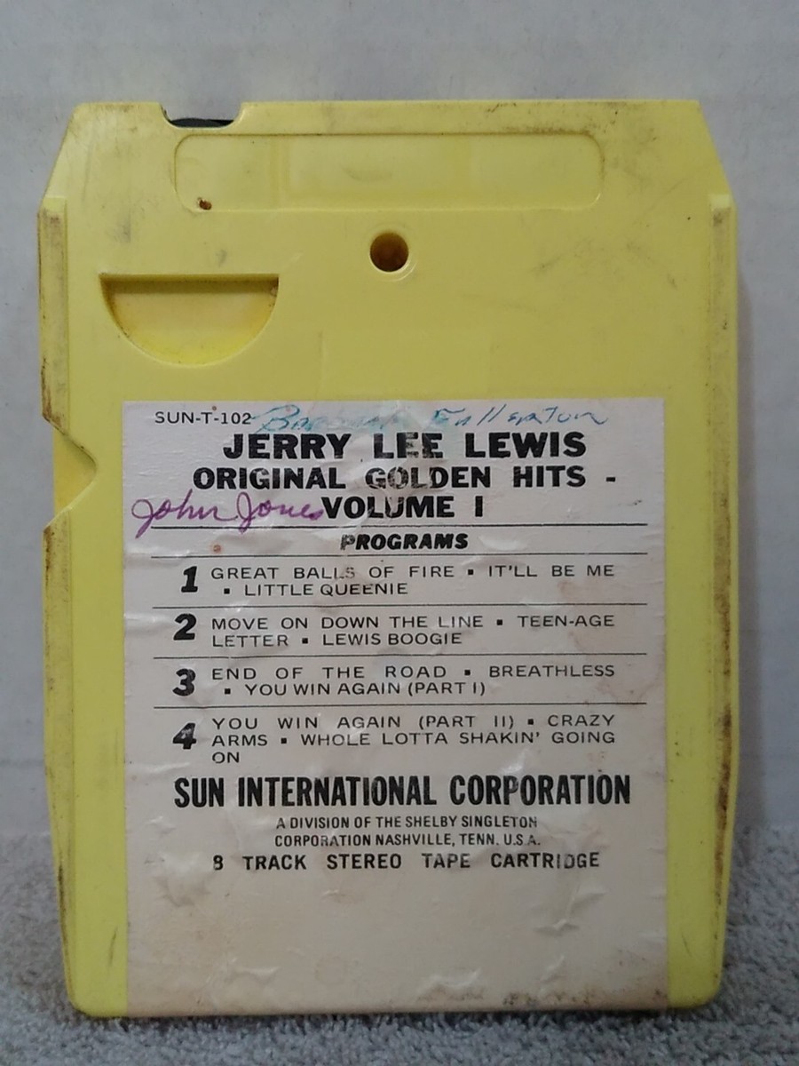 Jerry Lee Lewis - Original Golden Hits Vol 1 8-Track Tape | eBay