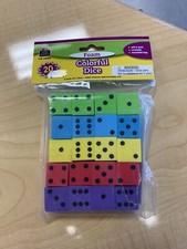 Teacher Created Resources colorful Foam Traditional Dice, 0.75", Pack of 20