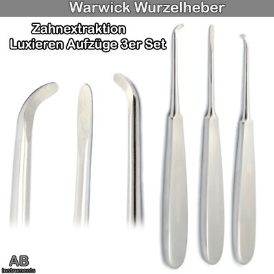 Warwick James Elevatoren Wurzelheber Root Tip Heber Chirurgie Zahn Extraktion CE