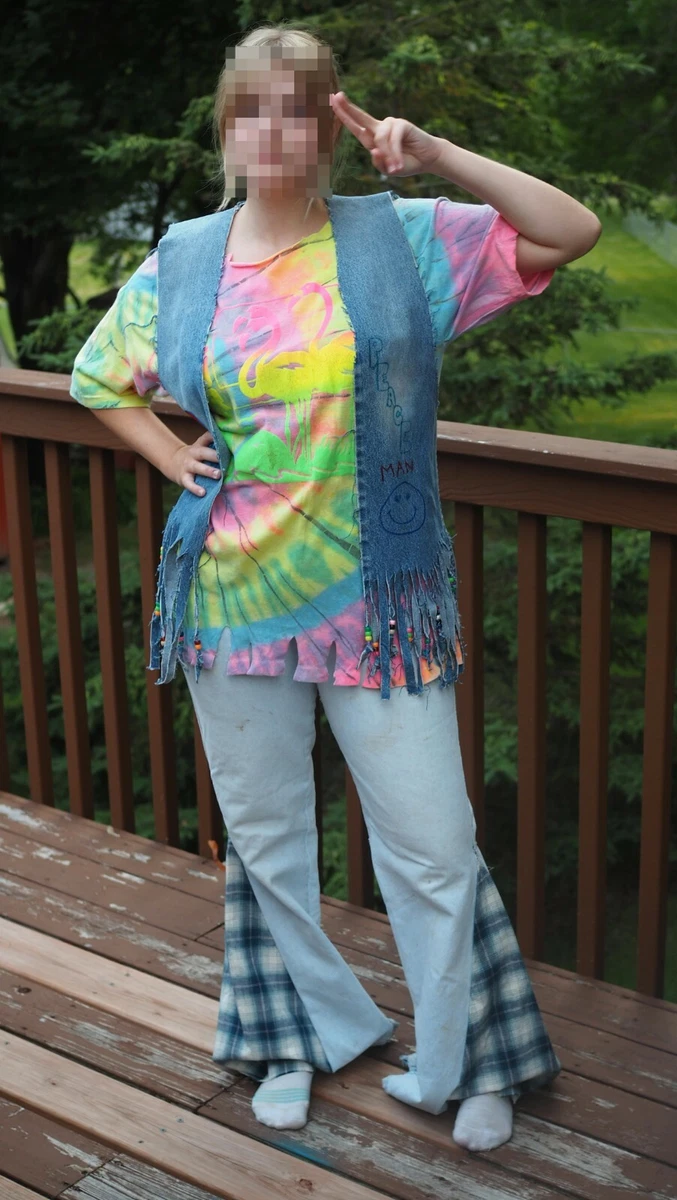 Bell bottom hotsell jeans hippie