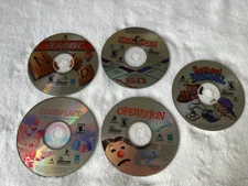 Lot of 5 General Mills Cereal Box CD Games