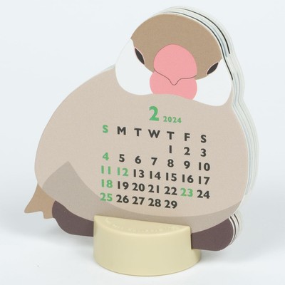2024-desktop-calendar-greeting-life-animal-die-cut-paddybird-bird-c-1545-et-ebay