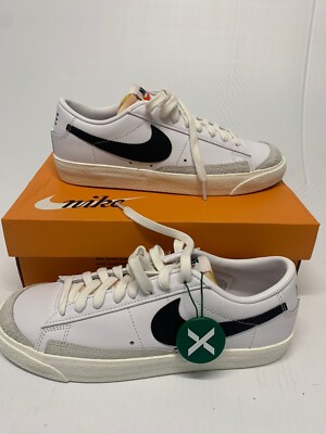 New Nike Blazer Low 77 Vintage DA6364 101  White 7 Men's