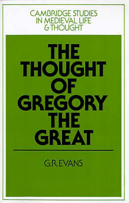 The Thought of Gregory the Great Evans Paperback Cambridge University Press