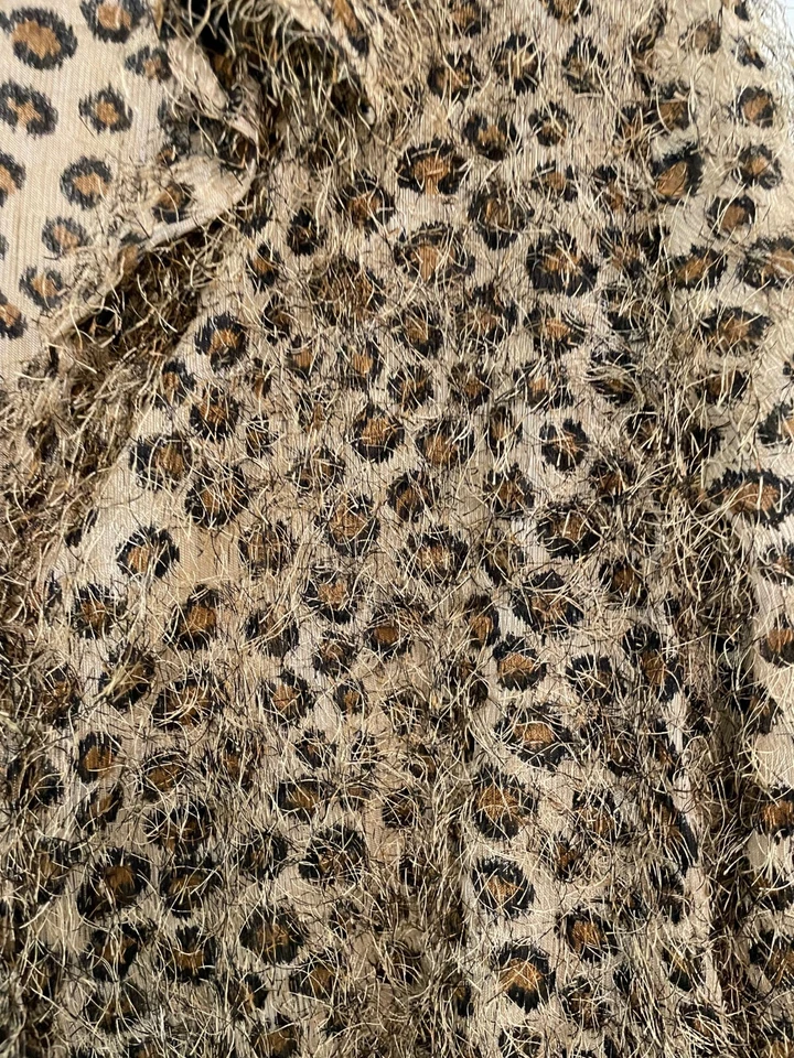 Chaqueta Blazer Mujer Vintage Talla Grande Estampado Leopardo Difusa Mob Esposa Años 90 Y2K Foto 3 de 4