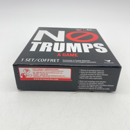No Trumps A Game Cards Quotes Spin Master Complete No Instructions - Picture 5 of 8