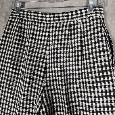 パンツ Old Christian Dior Wool Check Slacks Vintage Christian Dior Pants Womens 10 Shepherds Check Wool