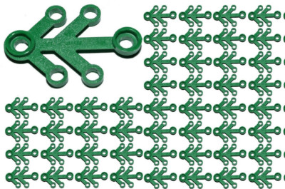  NEW LEGO x50 Small GREEN 4 x 3 Tree Leaf Branch limb Forest town City Town 