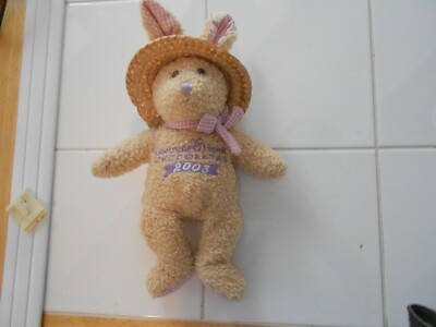 gertrude & hawk chocolaters 2003 bunny ears  mary meyer 9''