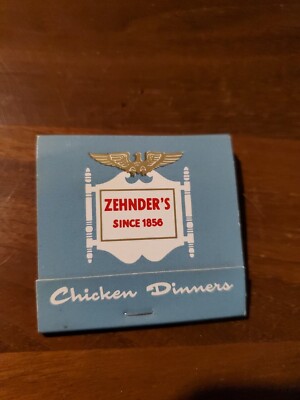 Zehnder's Family Restaurant Frankenmuth Michigan Matchbox Unstruck