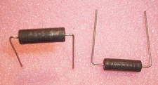 QTY (10) 5 Ohm 5W 5% PRE-FORMED WIREWOUND RESISTORS AS5-5-5 IRC SAME AS CW5-5