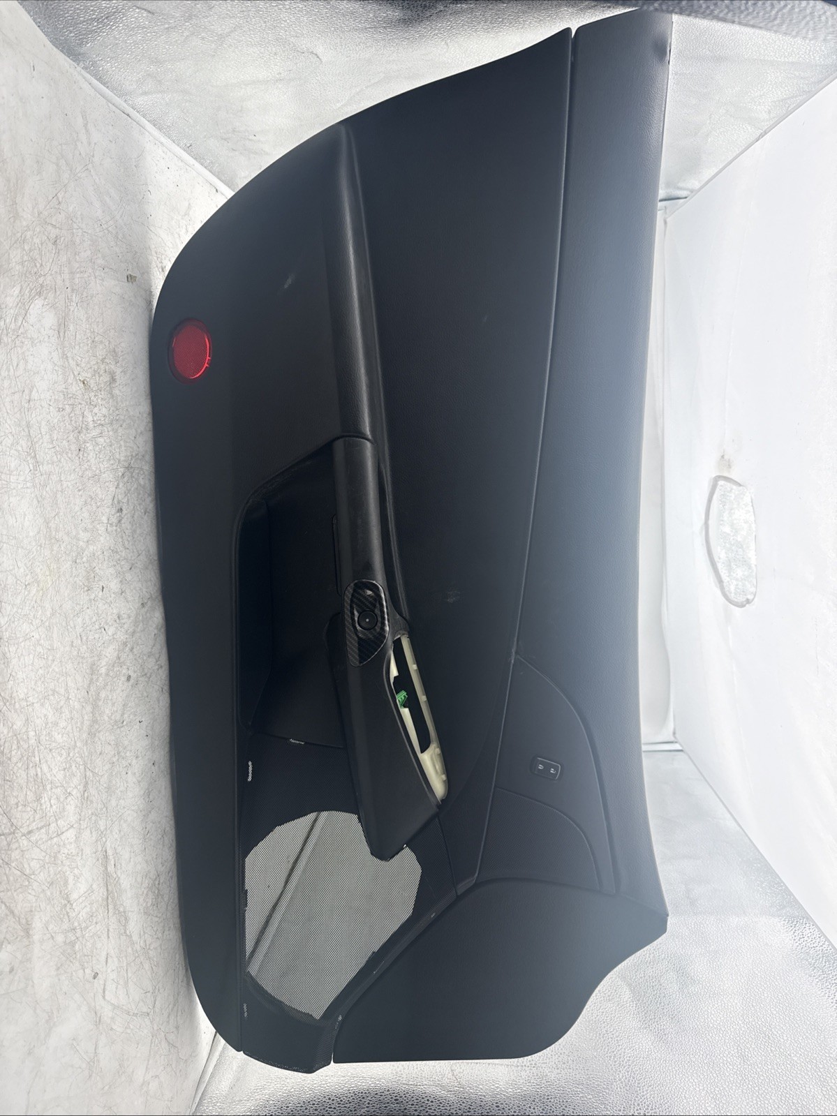 05-13 CHEVROLET CORVETTE C6 FRONT LEFT DRIVER SIDE INTERIOR DOOR PANEL BLACK OEM