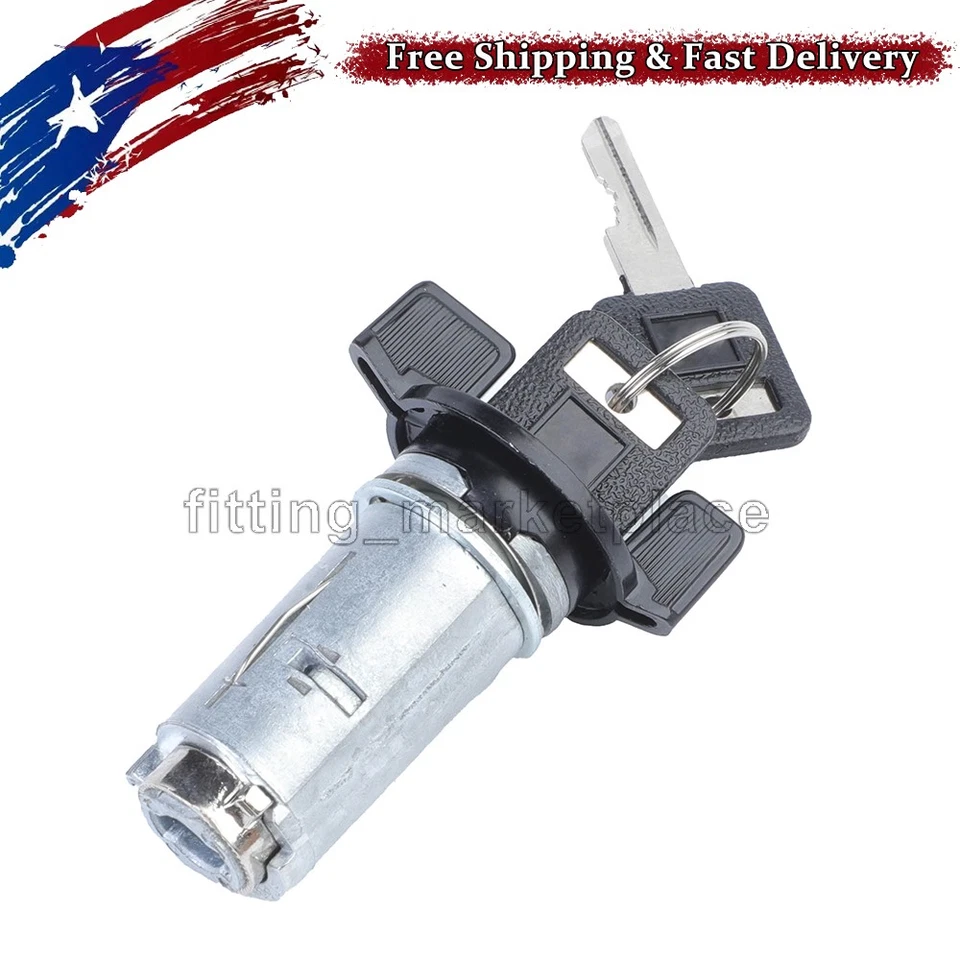 Interruptor de arranque y llave del cilindro de bloqueo de encendido 16627130 para Chevrolet GMC Pontiac Foto 3 de 4