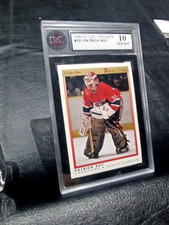 1990-91 OPC PREMIER, PATRICK ROY, PREMIER #101 KSA GRADE 10, GREAT NHL CARDS