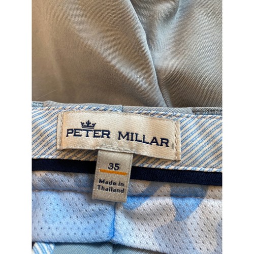 Peter Millar Performance Shorts Blue Polyester/Nylon Blend Size 35 - Picture 3 of 4