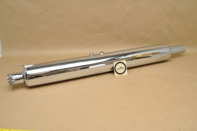Vintage Royal Enfield Classic 500 EFI Chrome Exhaust Muffler Silencer 145434