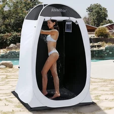 Alvantor Shower Tent Pop Up Changing Room Outdoor Shower Enclosure Pop Up Pri...