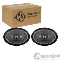 Diederichs Tuning LED Blinker Satz Klarglas Schwarz Passend FüR Mini | 1206179