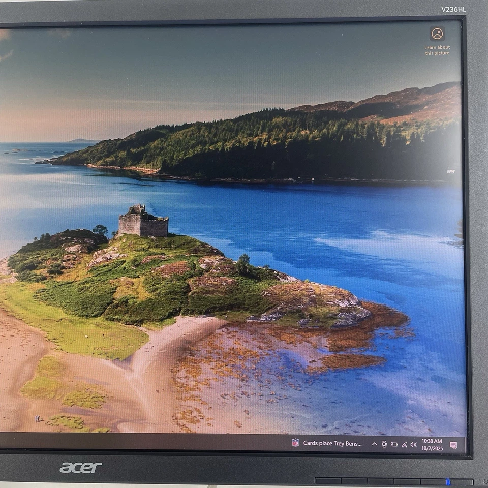 Acer V236HL LED Backlit Widescreen 1920x1080 16:9  Monitor Grade B - Image 4 of 4
