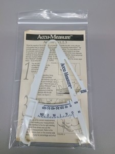 Accu-Measure Body Fat Caliper - Handheld BMI Body Fat Measurement Device