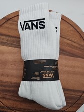 VANS 3 Pair Pack Classic Off the Wall Cotton Crew Socks 9.5-13