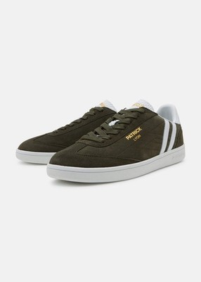 Patrick Lyon Herren Sneaker Freizeitschuhe Oliv Weiß